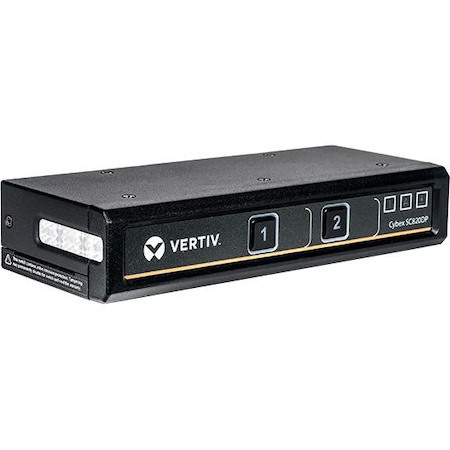 Vertiv Cybex SC800 Secure Desktop KVM | 2 Port Single-Head | DP in/DP out
