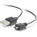 C2G 18 inch USB Charging Cable - USB A to USB Micro B - Phone Charging Cable