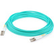 AddOn 5m LC (Male) to LC (Male) Aqua OM4 Duplex Fiber OFNR (Riser-Rated) Patch Cable