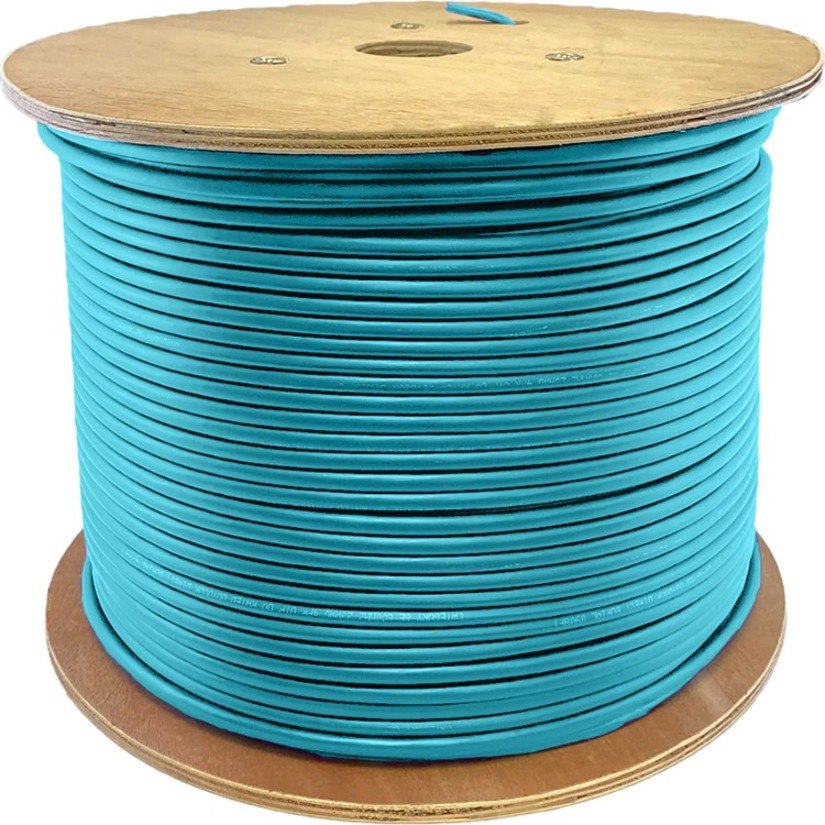 AddOn 1000ft Non-Terminated Aqua OM4 6-Strand Indoor Fiber Patch Cable