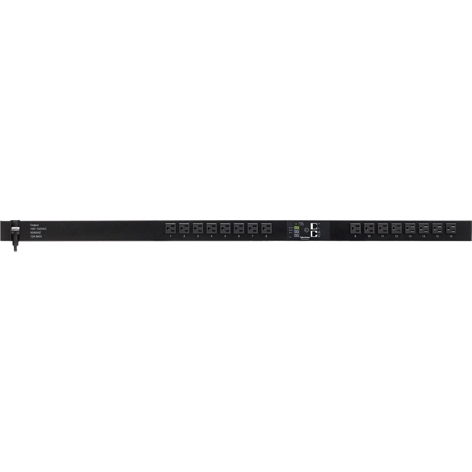 CyberPower PDU15MV16FNET 100 - 120 VAC 15A Monitored PDU