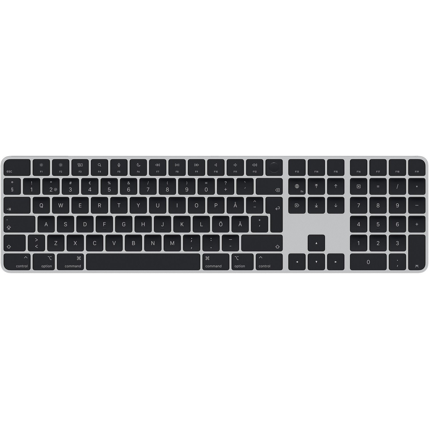 Apple Magic Keyboard - Wired/Wireless Connectivity - USB Type C Interface - Swiss