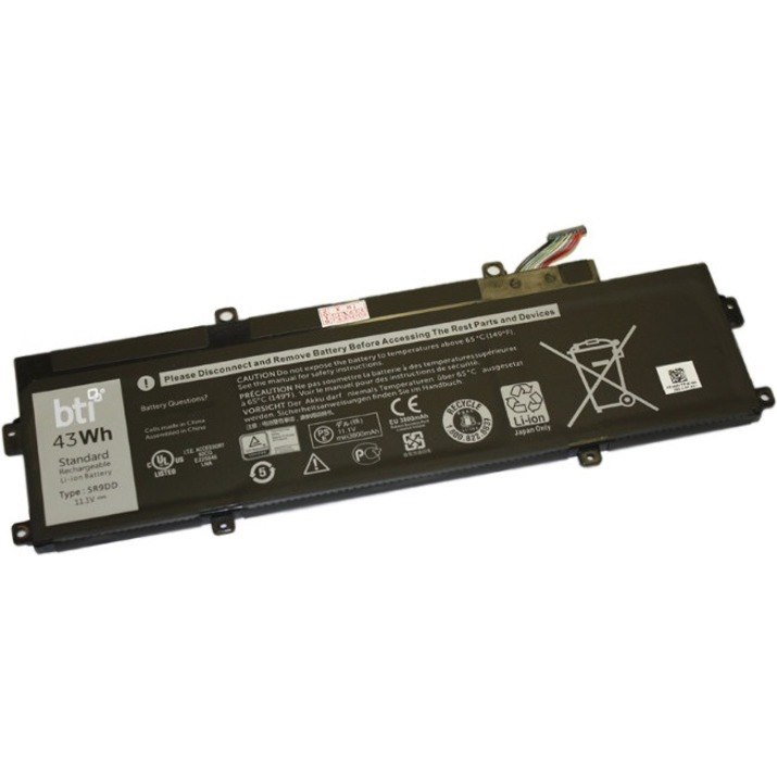 BTI 5R9DD-BTI 11.1V 43WHR LI-ION BATTERY 05R9DD, XKPD0, 0KTCCN, 5R9DD, KTCCN CHROMEBOOK 11 3120 P22T