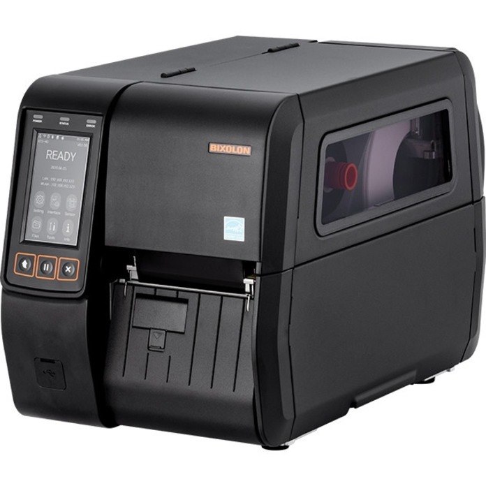 Bixolon XT5-40N Desktop Thermal Transfer Printer - Monochrome - Label Print - Gigabit Ethernet - USB - USB Host - Serial - US - Black