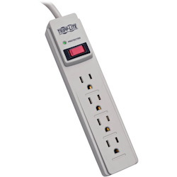 Tripp Lite by Eaton Protect It! 4-Outlet Home Computer Surge Protector Strip, 4 ft. (1.22 m) Cord, 450 Joules
