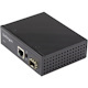 StarTech.com PoE+ Industrial Fiber to Ethernet Media Converter 60W - SFP to RJ45 - SM/MM Fiber to Gigabit Copper IP-30