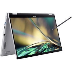 Acer Spin 3 SP314-55N SP314-55N-510G 14" Touchscreen Convertible 2 in 1 Notebook - Full HD - 1920 x 1080 - Intel Core i5 12th Gen i5-1235U Deca-core (10 Core) 1.30 GHz - 8 GB Total RAM - 512 GB SSD - Pure Silver