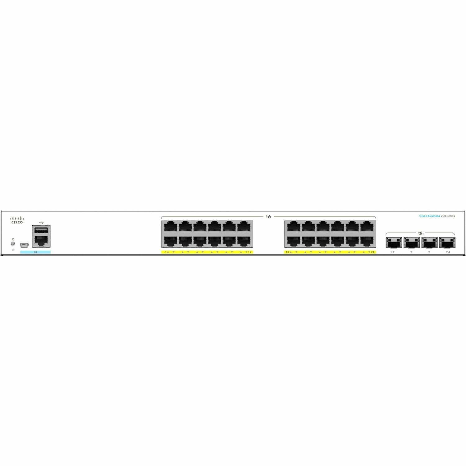 Cisco Business 250 CBS250-24FP-4X Ethernet Switch