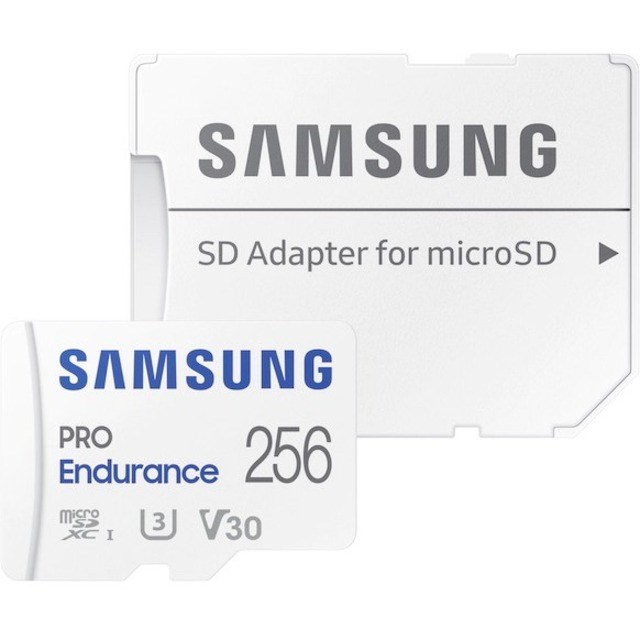 Samsung PRO Endurance 256 GB Class 10/UHS-I (U3) V30 microSDXC