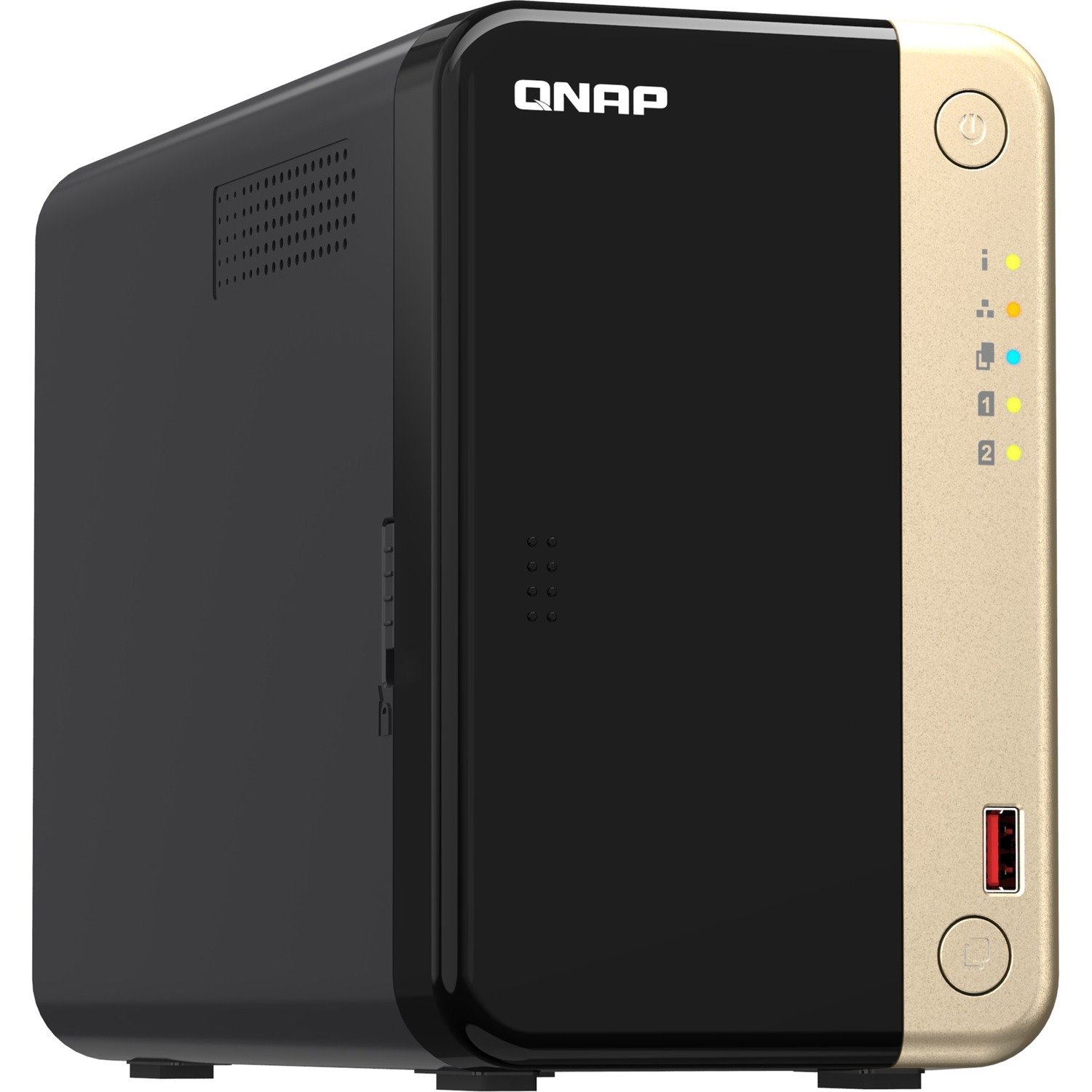 QNAP Turbo NAS TS-264-8G 2 x Total Bays SAN/NAS Storage System - 4 GB Flash Memory Capacity - Intel Celeron Quad-core (4 Core) - 8 GB RAM - DDR4 SDRAM Tower