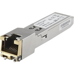 StarTech.com Juniper RX-GET-SFP Compatible SFP Module - 1000BASE-T - 1GE Gigabit Ethernet SFP to RJ45 Cat6/Cat5e Transceiver - 100m