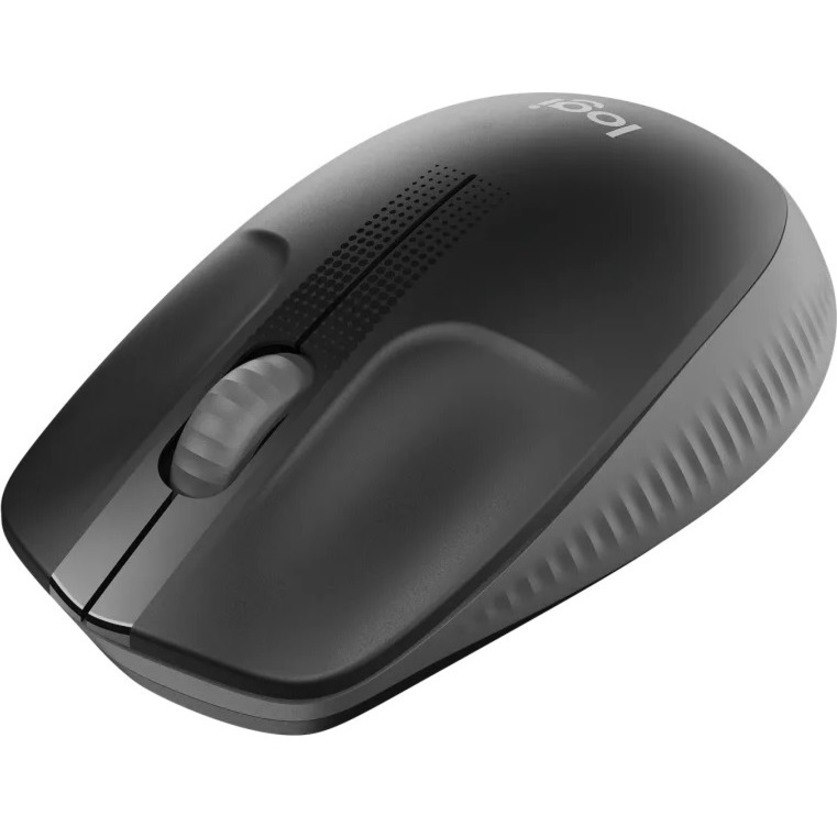 Logitech M190 Full-size Mouse - USB - Optical - 3 Button(s) - Charcoal
