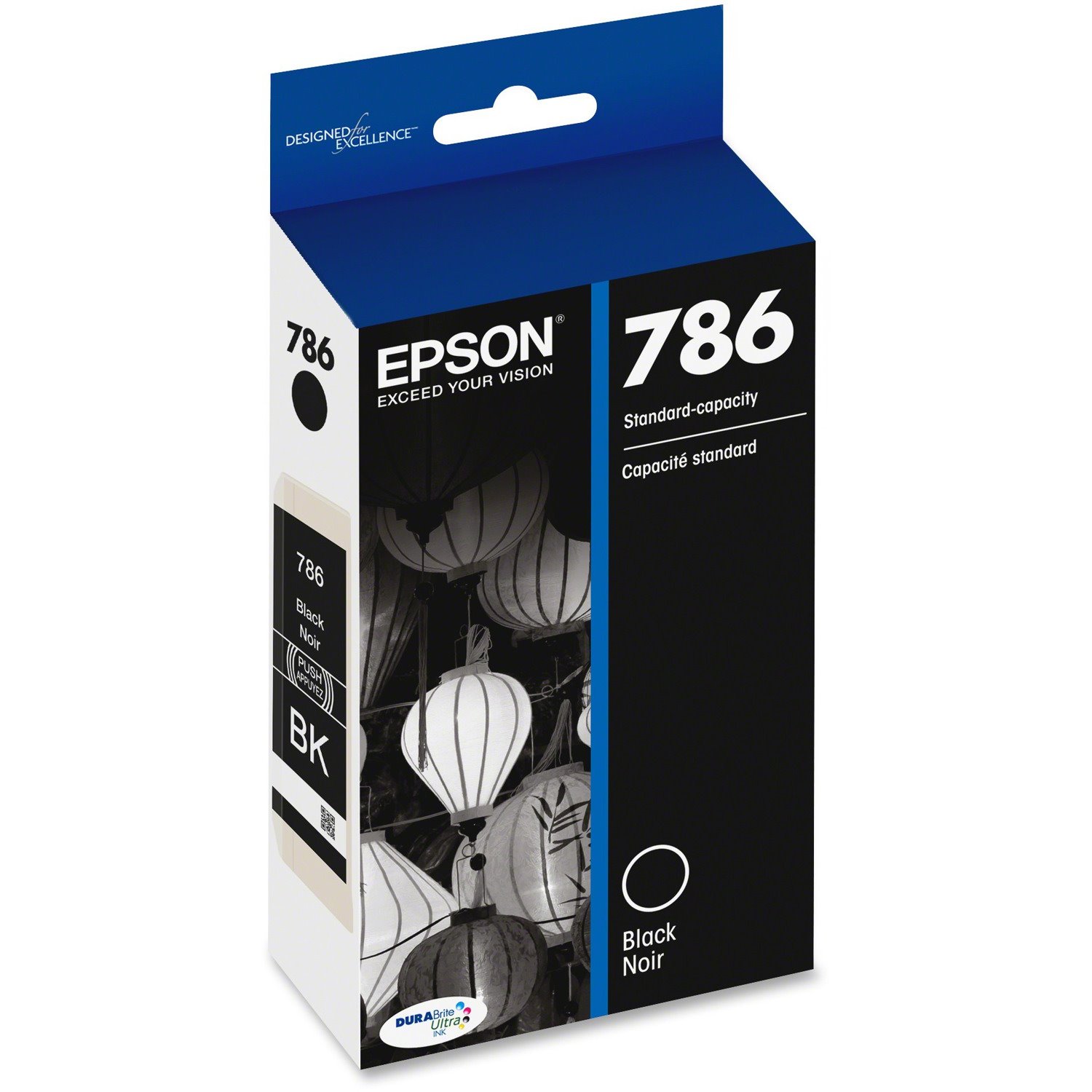 Epson DURABrite Ultra 786 Original Standard Yield Inkjet Ink Cartridge - Black - 1 Each