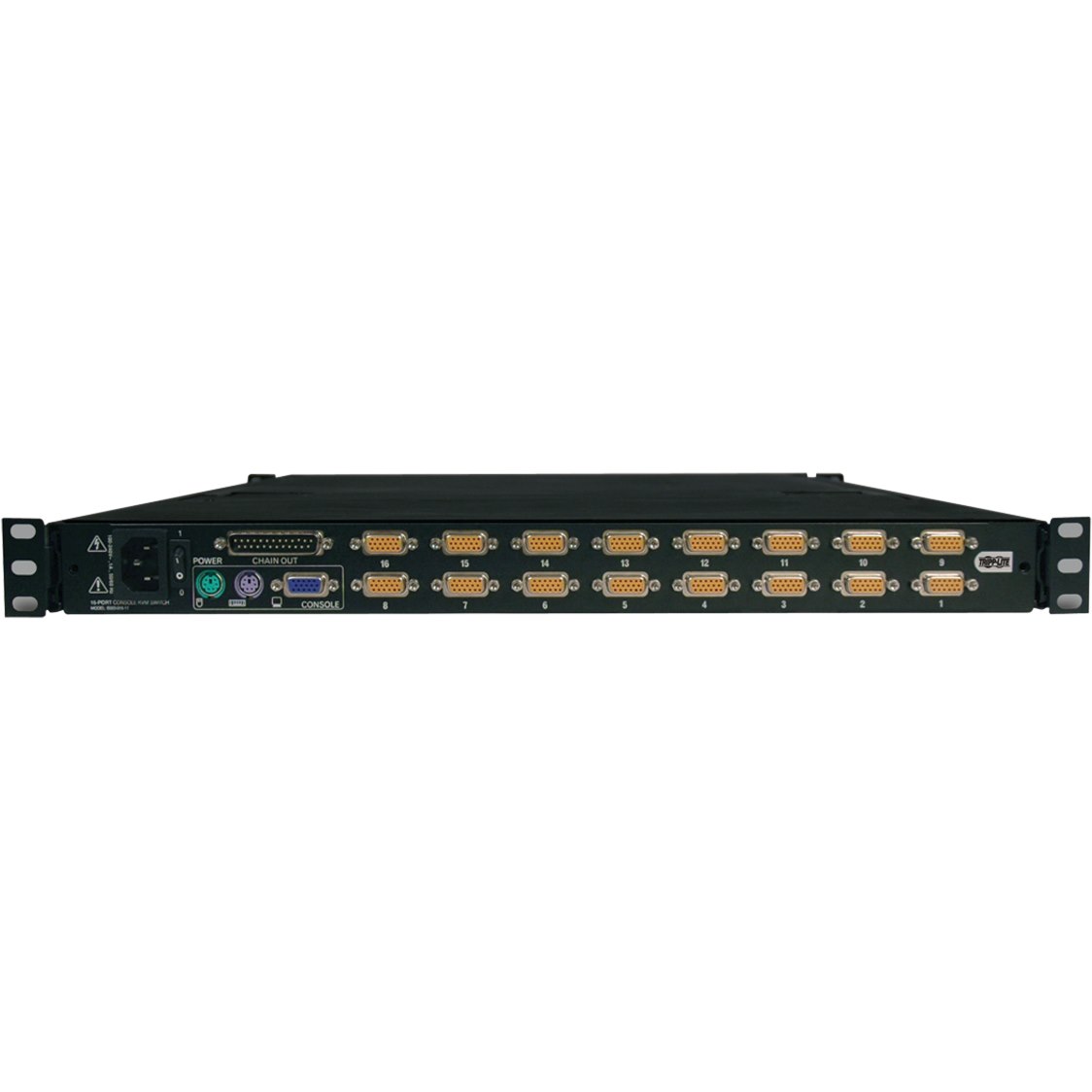 Tripp Lite by Eaton NetDirector 16-Port 1U Rack-Mount Console KVM Switch with 17-in. LCD