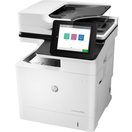 HP LaserJet M635 M635h Laser Multifunction Printer-Monochrome-Copier/Scanner-65 ppm Mono Print-1200x1200 Print-Automatic Duplex Print-300000 Pages Monthly-650 sheets Input-Color Scanner-600 Optical Scan-Gigabit Ethernet