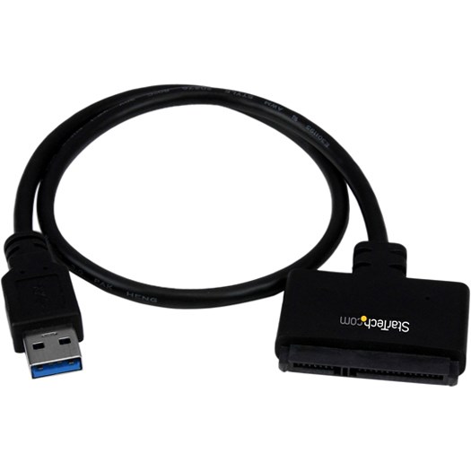 StarTech.com USB 3.0 to 2.5" SATA III Hard Drive Adapter Cable w/ UASP - SATA to USB 3.0 Converter for SSD / HDD