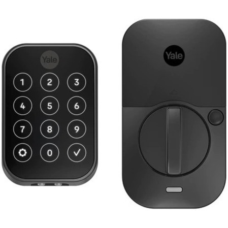 Yale Assure Lock 2 Key-Free Touchscreen with Bluetooth in Black Suede