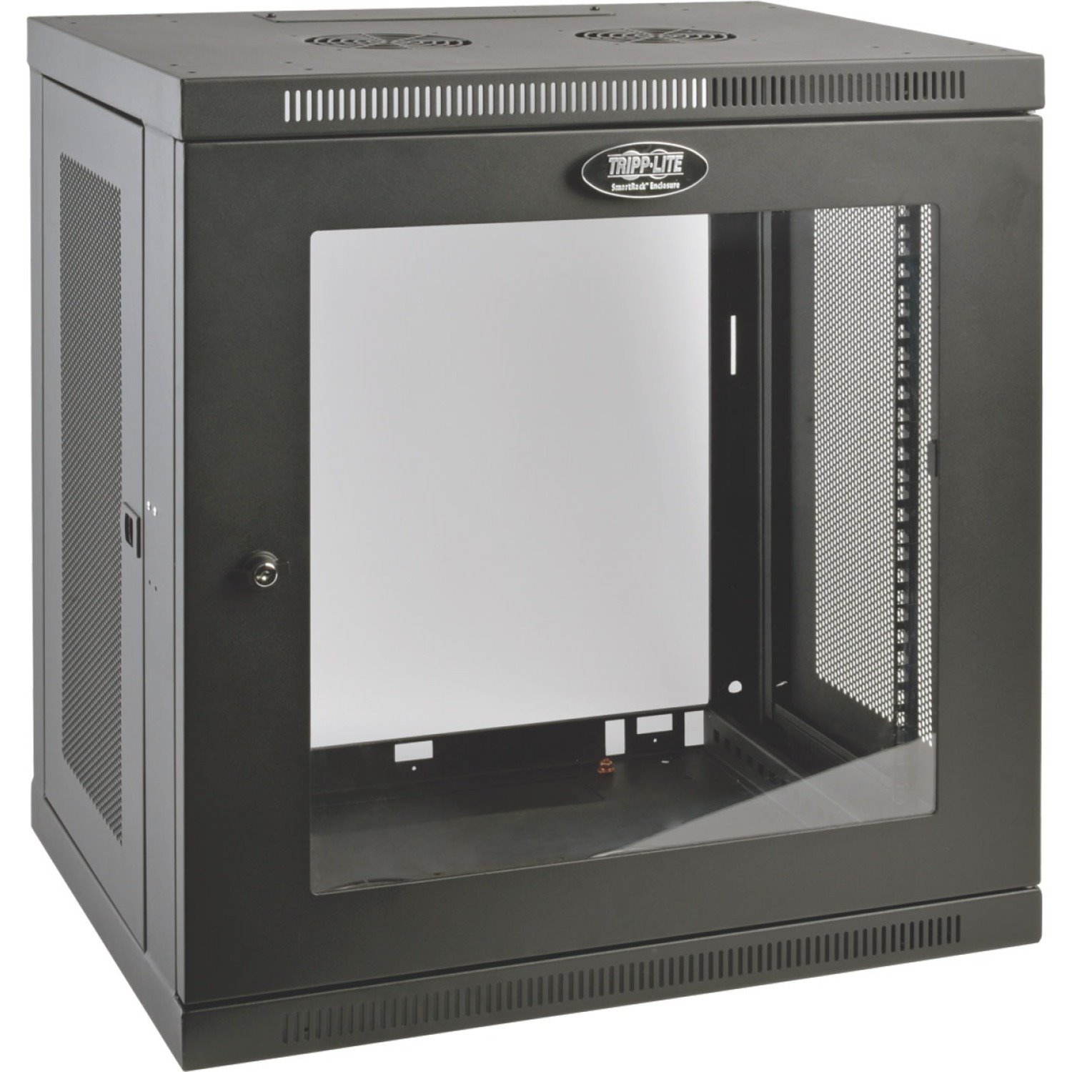 Tripp Lite 12U Wall Mount Rack Enclosure Server Cabinet w/ Glass Front Door