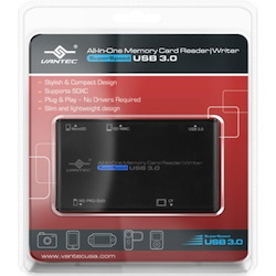 Vantec All-In-One Memory Card Reader/Writer SuperSpeed USB 3.0
