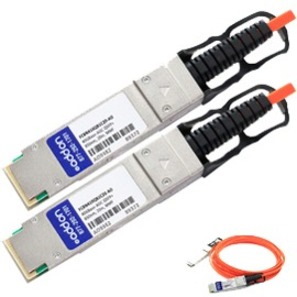 AddOn Finisar FCBN410QB1C20 Compatible TAA Compliant 40GBase-AOC QSFP+ to QSFP+ Direct Attach Cable (850nm, MMF, 20m)