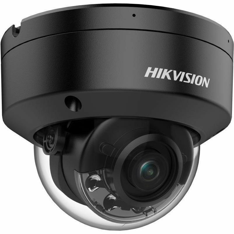 Hikvision ColorVu DS-2CD2187G2H-LI(SU) 8 Megapixel 4K Network Camera - Color - Mini Dome - Black