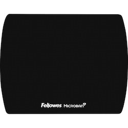 Fellowes Microban&reg; Ultra Thin Mouse Pad - Black