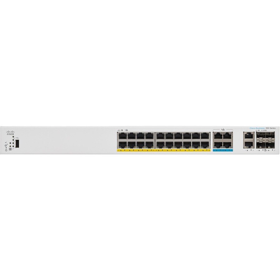 Cisco Business 350 CBS350-24MGP-4X 26 Ports Manageable Ethernet Switch