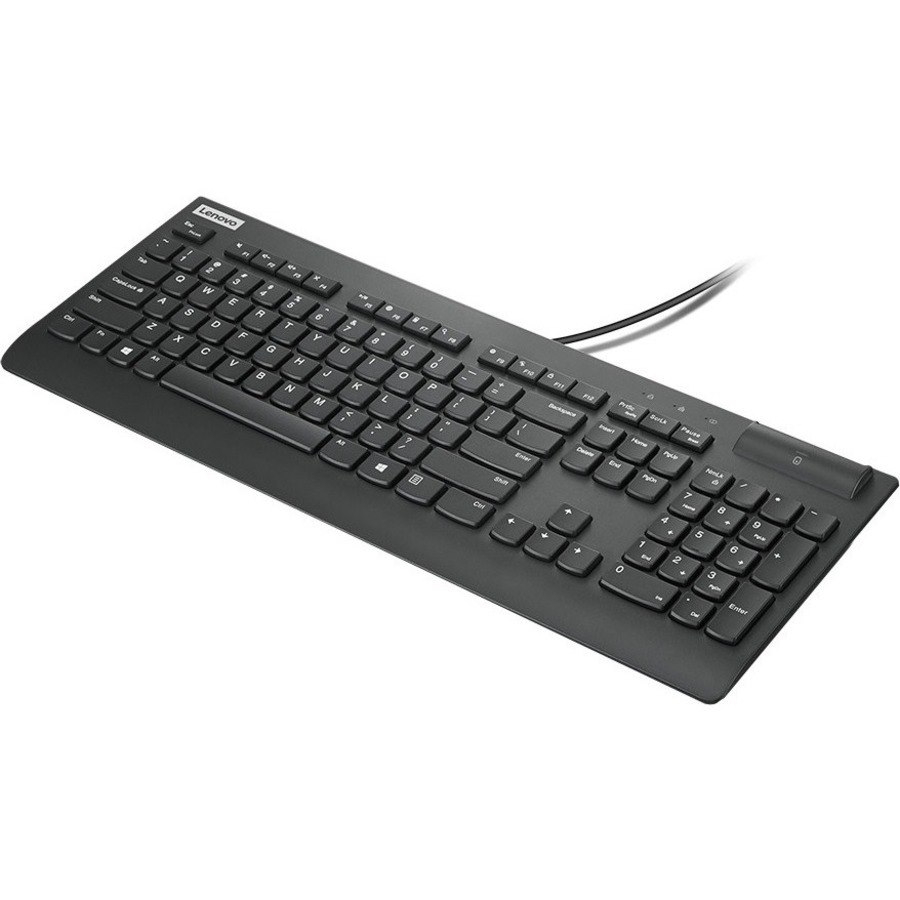 Lenovo Keyboard - Cable Connectivity - USB Type A Interface - Spanish - Black