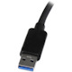 StarTech.com USB 3.0 to Dual Port Gigabit Ethernet Adapter NIC w/ USB Pass-Through