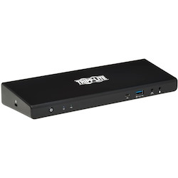 Tripp Lite by Eaton USB-C Dock, Dual Display - 5K 60 Hz DP, 4K 60 Hz HDMI, USB 3.x (5Gbps), USB-A/C Hub, GbE, 85W PD Charging