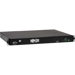 Tripp Lite by Eaton PDU 2.4kW Single-Phase Local Metered Automatic Transfer Switch PDU Two 200-240V C14 Inlets 10 C13 Outputs 1U TAA