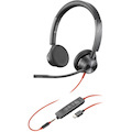 Poly Blackwire 3325 Wired On-ear Stereo Headset
