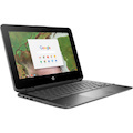 HP Chromebook x360 11 G1 EE 11.6" Touchscreen Convertible 2 in 1 Chromebook - 1366 x 768 - Intel Celeron N3350 Dual-core (2 Core) 1.10 GHz - 4 GB Total RAM - 32 GB Flash Memory