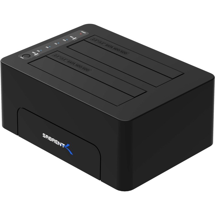 Sabrent DS-UTC2 Drive Dock SATA/300 - USB 3.1 Type C Host Interface External - Black