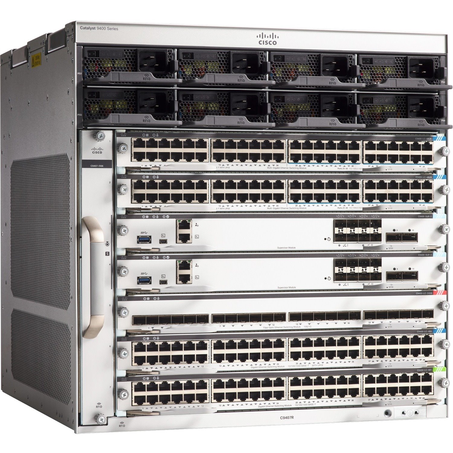 Cisco Catalyst 9400 C9407R Manageable Switch Chassis