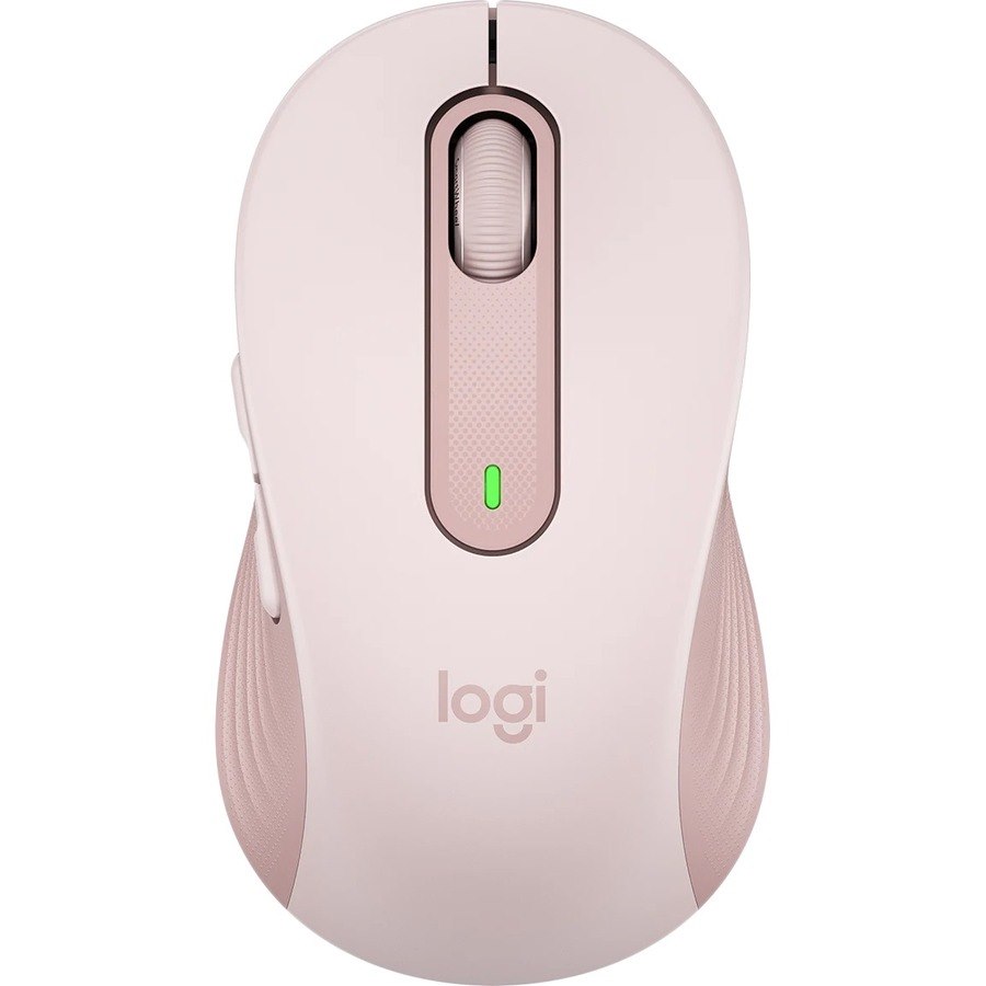 Logitech Signature M650 Mouse - Bluetooth - USB - Optical - 5 Button(s) - 5 Programmable Button(s) - Rose