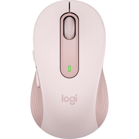 Logitech Signature M650 Mouse - Bluetooth - USB - Optical - 5 Button(s) - 5 Programmable Button(s) - Rose