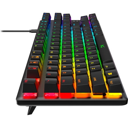 HyperX Alloy Origins Core Gaming Keyboard - Cable Connectivity - USB Type C Interface - RGB LED - English (US) - Black