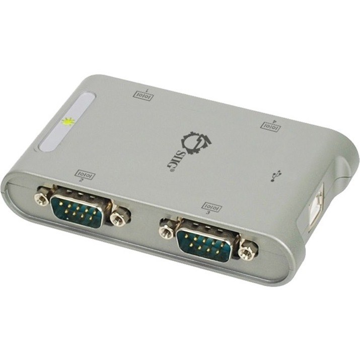 SIIG 4-Port USB to RS-232 Serial Adapter Hub