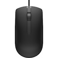Dell MS116 Mouse - USB - Optical - 2 Button(s) - Black