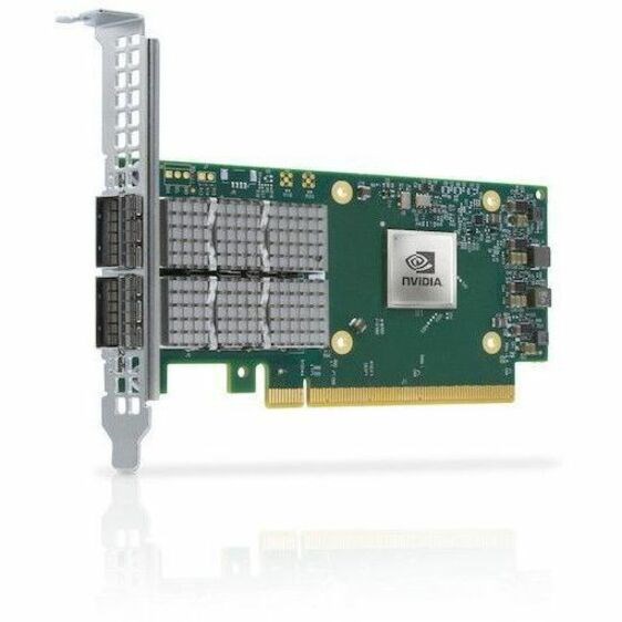 NVIDIA ConnectX-6 Dx EN 100Gigabit Ethernet Card - 100GBase-X - QSFP56 - Plug-in Card - Multicolor