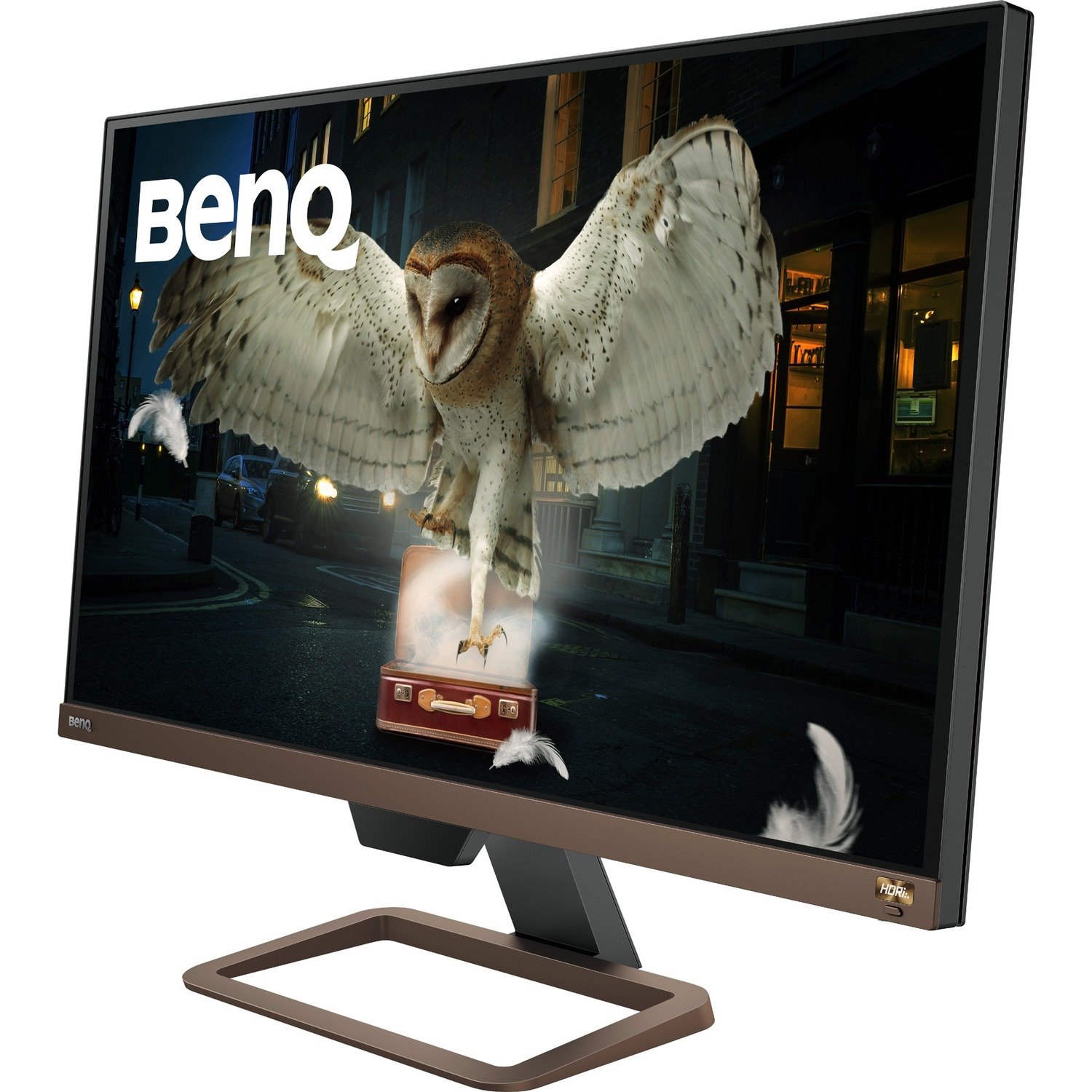 BenQ Entertainment EW2780U 27" Class 4K UHD LCD Monitor - 16:9 - Metallic Brown, Black