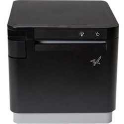 Star Micronics mCP31C - Ethernet (LAN), USB-C Power Delivery for Android, Windows and Mac (not iOS), CloudPRNT, Peripheral Hub - 3" Receipt Printer - 250 mm/sec - Monochrome - Auto Cutter - Black Color