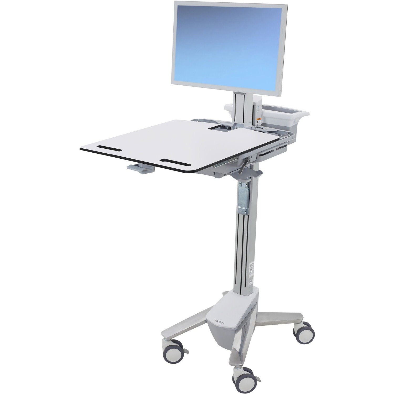 Ergotron StyleView Cart - Sliding Worksurface Full-Featured Medical Cart