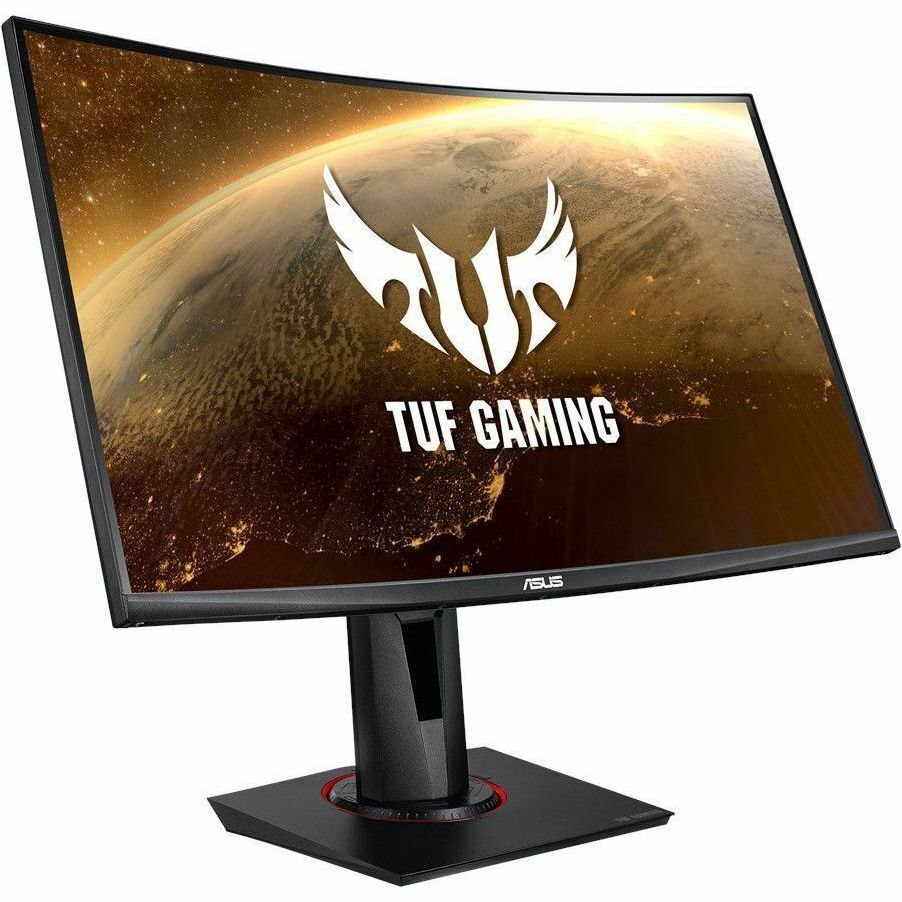 TUF VG27VQ 27" Class Full HD Curved Screen Gaming LED Monitor - 16:9 - Black