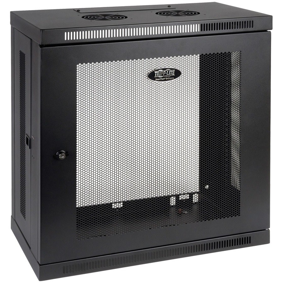 Eaton Tripp Lite Series SmartRack 12U Low-Profile Patch-Depth Wall-Mount Small Rack Enclosure