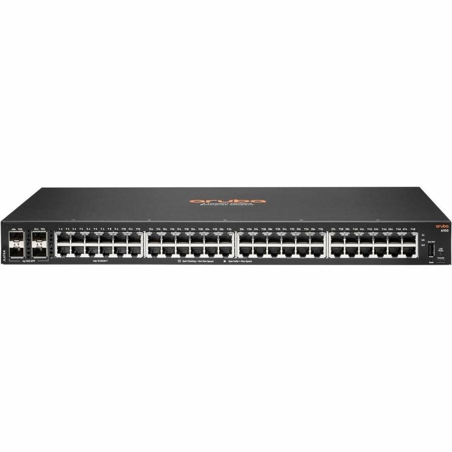 Aruba Networking CX 6100 48G 4SFP+ Switch