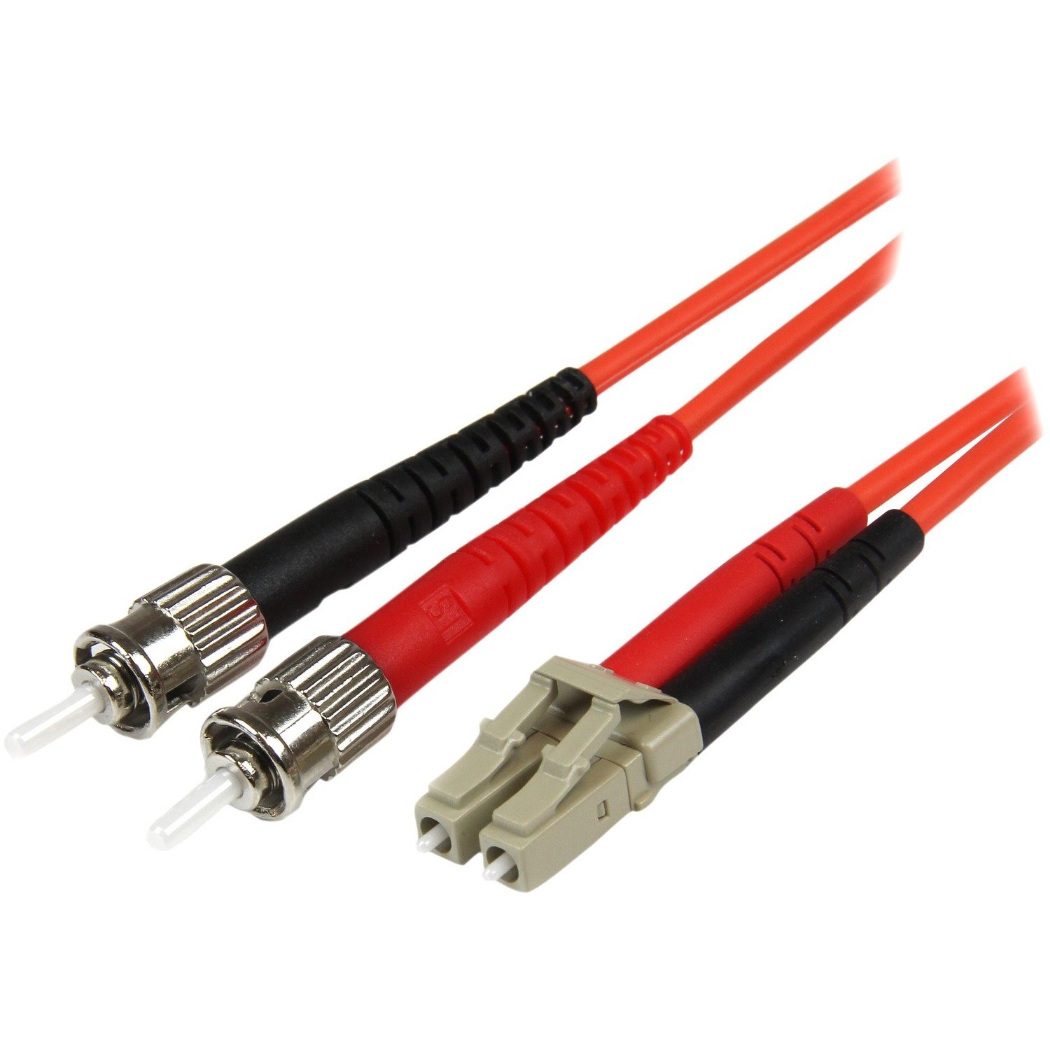 StarTech.com 5m Fiber Optic Cable - Multimode Duplex 50/125 - LSZH Fiber Jumper Cord - LC/ST