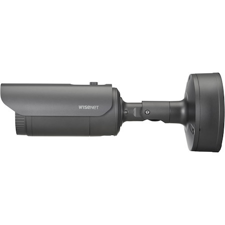 Wisenet XNO-6120R 2 Megapixel Indoor/Outdoor Full HD Network Camera - Color - Bullet - Dark Gray