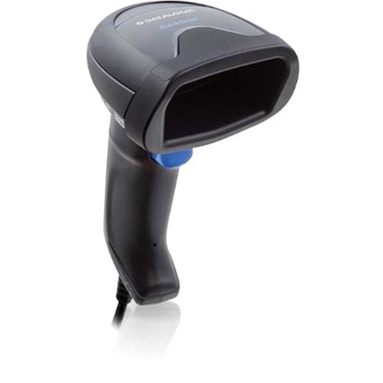 Datalogic QuickScan QW2520 Industrial, Retail, Hospitality, Government Handheld Barcode Scanner Kit - Cable Connectivity - Black - USB Cable Included